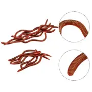 Effective and Lifelike Earthworm Lures Set of 20 for Angling Adventures
