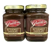 Graeter's Bittersweet Chocolate Dessert Sauce 10 oz (Pack of 2)