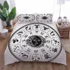 Zodiac compass 3D Print Duvet Quilt Doona Covers Pillow Case Bedding Sets