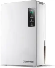 Xoxomeg 2.2L Dehumidifier, Portable Dehumidifier and Quiet Moisture Absorber wit