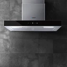 Wall Mounted Kitchen Rangehood Adjustable Chimney With Two Durable LED Lights