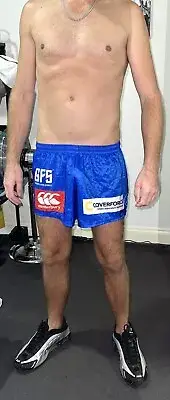 NEWTOWN JETS RUGBY LEAGUE FOOTY SHORTS - SMALL - 38” / 95CM