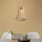 Woven Paper Rope Lamp Shade Bohemian Rustic for Home Restaurant Living Room