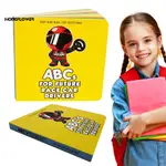 HONGFLOWER-CHILDREN ABC BOOK FOR FUTURE RACE CAR DRIVER 光滑厚紙