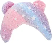 Cats Dogs Pillow U-Shaped Sleep for Kitten Puppy Ergonomic Neck Support for Indoor Soft Glow Dark Feature