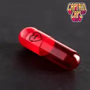 300 x Empty Gelatin Capsules Size 1 Joined - Love Hearts