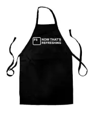 F5 Now That's Refreshing - Unisex Kids Apron - Nerd Geek Computer Keyboard
