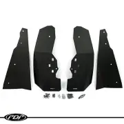 Polaris RZR XP 1000 / XP 4 1000 RZR Mud Flaps / Fender Flares FULL SET(4) BLACK