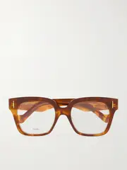 [Loewe] Loewe - Square-frame Tortoiseshell Acetate Optical Glasses - One size One size Tortoiseshell