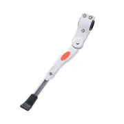 Catzon Adjustable Bike Kickstand Aluminum Rear Side Bicycle Stand for Bike 22"-27"-White