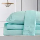 King Queen Size Bamboo Bedsheet Set Silky Deep Pocket Softer Than Cotton Sheets