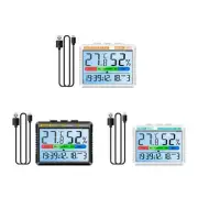 Digital Thermometer Hygrometer Room Thermometer for Greenhouse Living Room