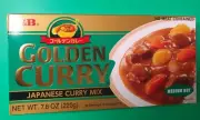2 x S & B Golden Curry Sauce Mix - Medium Hot 7.8oz (220g)