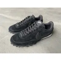 在飛比找蝦皮購物優惠-Nike Waffle Racer OG 黑 白 全黑 麂皮