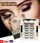Magnetic Eyeliner False Eyelash Set Eye Lashes Extension Eyeliner Tweezer Au