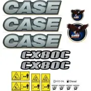 Decal Sticker Set Case CX80C Digger Excavator Decal Set