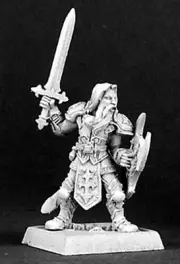 Reaper Miniatures Sir Theo-Justicar, Crusaders Adept #14306 Crusaders Unpainted