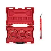 Milwaukee Close Quarters Tubing Cutter Set Hand Tool 6.9" With Reaming Pen Red