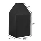 Sleek Black For Kegerator Cover Designed to Fit Standard Sizes Perfectly