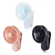 Base Clip Mini Cooling Fan USB Desk Fan Strong Airflow Quiet