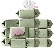 Bc Babycare Sensitive Baby Wipes, Thick & XL, 99% Water, Ultra-Hydrating, Unscented, Hypoallergenic, Pack of 12 (960 Count - 80pk of 12)
