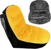 Riding Lawn Mower Seat Cover Compatible with John Deere,Craftsman,Cub Cadet,Kubota,Universal Lawn Mower Tractor Seat Cover(Medium)