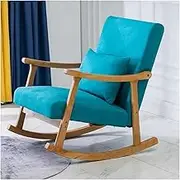 Interesting Rocking Chair Fabric Upholstered Glider Rocker Recliner Chair Modern Accent Armchair for Nursery Bedroom