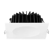 SAL ECOGEM Square 10W LED Dimmable Tri Colour Downlight White