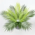 Green Artificial Plant Plastic Leaves Flower Grass Bush Home Table Decor