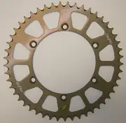 SUNSTAR REAR SPROCKET ALUMINUM 47T 5-361947 Silver 92-8847 5-361947