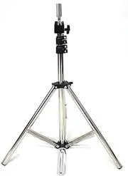 SILVER SSS Mannequin Tripod with 3 Stabilizing Base Pedals - for Mannequin Head