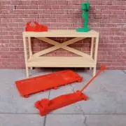 Workbench Model Set 1/24 Scale Diorama Garage Action figure Dollhouse Accessory