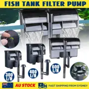 New Sunsun 300L/H 400L/H 600L/H 2W 5W 8W Aquarium Fish Tank Hang On Filter AU