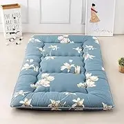 Upgraded Japanese Futon Mattress, Portable Futon Floor Mat, Foldable Thick Mattress Single Double Floor Mattress for Guest Bed Dormitory Office Nap Mat