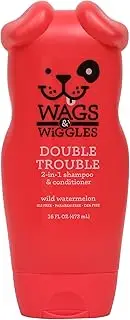 Wags & Wiggles Double Trouble 2-in-1 Dog Shampoo and Conditioner 473 ml