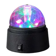 Sansai Battery Powered Mini LED Colourful Patterns Party Disco Light 8.5cm