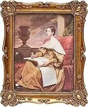 JANDERART Vintage Picture Frame 8x10 Inch, Ornate Antique Photo Frames with Glass Front, Baroque Design, Tabletop & Wall Hanging, Photo Gallery, Gift Ideas, Gold