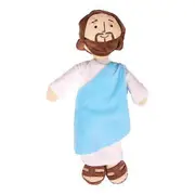 32CM Jesus Plush Doll Stuffed Doll with Smile Christ Savior Plushie Religious Party A