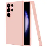 MCC For Samsung Galaxy S22 Ultra 5G Soft Liquid Silicone Shockproof Case Cover S908 [Pink]