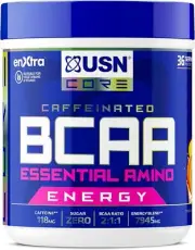 BCAA Power Punch Energy, Eaa's with Caffeine, Intra Workout Mango Orange, 36...