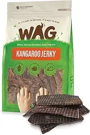 Kangaroo Jerky 200g, Grain Free Hypoallergenic Natural Australian Made Dog Treat Chew, & Breeds