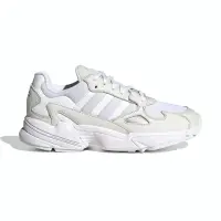 在飛比找momo購物網優惠-【adidas 愛迪達】FALCON W 女鞋 奶茶色 復古