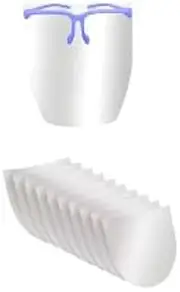 Face Shield – Full Face Protection with Clear Anti-Fog Visor – Lightweight, Reusable, & Comfortable Safety Shield
