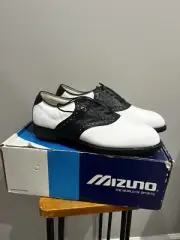 NEW Mizuno MST Classic 9824 Men's Leather Golf Shoes Size 9.5 NWT New In Box