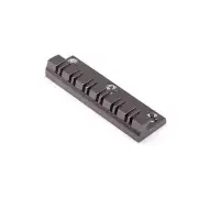 KD By AxLabs 12-String Tailpiece -3-Screw Top Mount (1275 Style) - Black Nickel