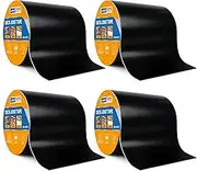 ADHES Butyl Tape, 4 Inches x 16 Feet, 4 Rolls Weather Resistance, Waterproof Joist Tape for Decking, Flashing, Ideal for Wooden Decks, Beams, Roof