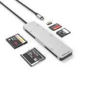 USB C CFast 2.0 Card Reader 5 in 1 with UHS II SD UHS II Micro SD CF and MS -...