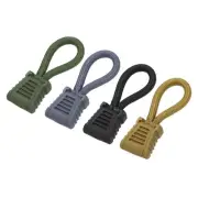 Zipper Pulls Replacement 20pcs Extension Cord Handle Fix Tag Extender 4 colors