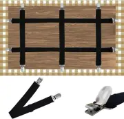 Namubarwa Hidden Strap Tablecloth Clips - Perfect for Picnic Tables and Thick...