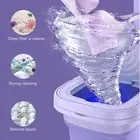 J Portable Folding Washing Machine For Clothes Socks Underwear Mini Electric 2